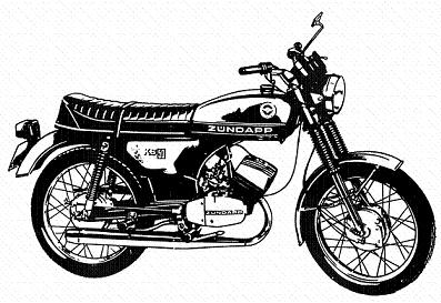 Zndapp-Ersatzteilliste Typ 530-510 KS50 Sport